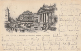 4913 43 Bruxelles, La Bourse Et Le Boulevard Anspach. 1899.  - Avenues, Boulevards