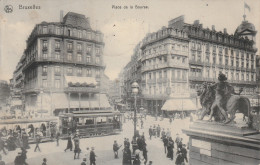 4913 44 Bruxelles, Place De La Bourse. Côté Gauche Au-dessus D’un Pli Voir Verso.  - Avenues, Boulevards