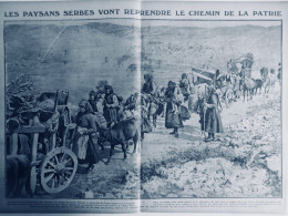 1916 SERBIE EXODE 5 JOURNAUX ANCIENS - Unclassified