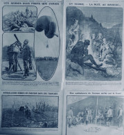 1916 SERBIE ARMEE 4 JOURNAUX ANCIENS - Zonder Classificatie