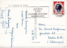 70633 - Monaco - 1958 - 8F Rainier EF A AnsKte MONTE-CARLO - ... -> Westdeutschland - Covers & Documents