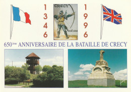 CRECY EN PONTHIEU . - Anniversaire De La Bataille 1346-1996. CPM  RARE - Crecy En Ponthieu