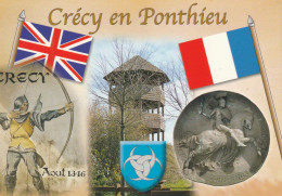 CRECY EN PONTHIEU . -  La Tour ( Champ De Bataille). CPM  RARE - Crecy En Ponthieu