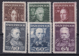 AUSTRIA 1935 - MNH - ANK 617-622 - Complete Set! - Heerführer - Nuevos