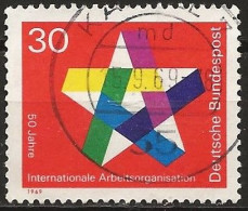 Germany FRG 1969 - Mi 582 - YT 445 ( 50 Years Of International Labour Organization ) - IAO