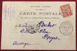 France, Divers Sur CPA, TAD CAP-MATIFOU, Alger 14.8.1903 - (N249) - 1877-1920: Semi Modern Period