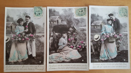 5 Cartes Couple Amoureux , Legrand Photo - Women