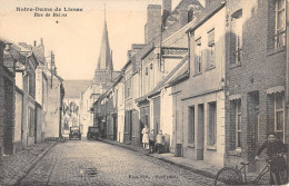 CPA 02 NOTRE DAME DE LIESSE / RUE DE REIMS / Cliché Rare - Autres & Non Classés