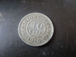 BELGIQUE 10 CENT 1916 SUP - 10 Cent