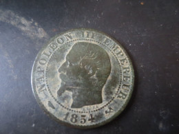 FRANCE 5 CENTIMES 1854 B TTB+ - 5 Centimes