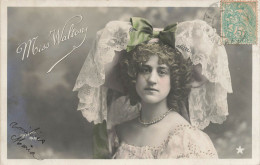 Miss WALTONY * Carte Photo * Artiste Spectacle Music Hall Cabaret Théâtre * Opéra - Cabarets