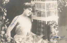 VERA LEDOT * Carte Photo * Artiste Spectacle Music Hall Cabaret Théâtre * Opéra * Cage à Oiseaux - Kabarett