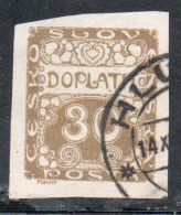 CZECH CECA CZECHOSLOVAKIA CESKA CECOSLOVACCHIA 1918 1920 POSTAGE DUE DOPLATIT 30h USED USATO OBLITERE' - Portomarken