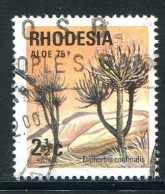 RHODESIE- Y&T N°254- Oblitéré (fleurs) - Rhodesien (1964-1980)