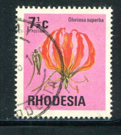 RHODESIE- Y&T N°240- Oblitéré (fleurs) - Rhodesien (1964-1980)