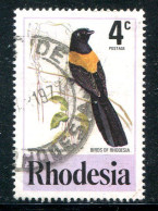 RHODESIE- Y&T N°283- Oblitéré (oiseau) - Rhodesien (1964-1980)