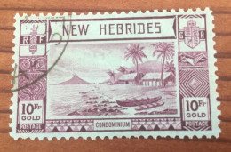 Neue Hebriden 1938 Gestempelt 10 Fr - Used Stamps