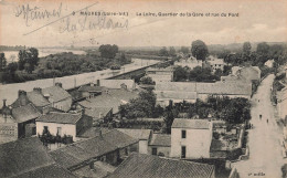 Mauves Sur Loire * La Loire , Quartier De La Gare Et Rue Du Pont * Ligne Chemin De Fer - Mauves-sur-Loire