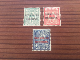 Neue Hebriden 1908 MH* - Unused Stamps