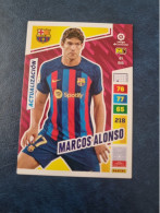 CARTES  FOOT  PANINI ADRENALYN  2022/23  MARCOS  ALONSO   //  PARFAIT  ETAT  //  1er  CHOIX  // - Trading Cards