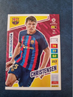 CARTES  FOOT  PANINI ADRENALYN  2022/23  CHRISTENSEN   //  PARFAIT  ETAT  //  1er  CHOIX  // - Trading Cards