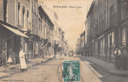 CPA 42 RIVE DE GIER / RUE DE LYON - Sonstige & Ohne Zuordnung