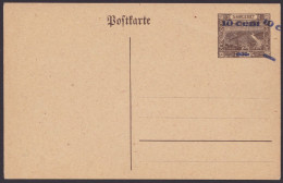 P 11 DD, Doppelter Aufdruck, 1x Stark Verschoben, Ungebraucht - Postal Stationery