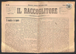 Antichi Stati Italiani - Lombardo Veneto - Territori Italiani D'Austria - 1 Kreuzer (5 - Giornali) Su Intero Giornale Da - Andere & Zonder Classificatie