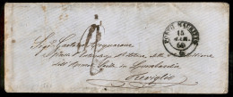 Antichi Stati Italiani - Sardegna - Bustina Per Militare Da Porto Maurizio A Treviglio Del 15.3.1860 - Tassata - Sonstige & Ohne Zuordnung