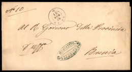 Regno - Vittorio Emanuele II - 18 Marzo 1861 - Piego In Franchigia Da Dello A Brescia - Sonstige & Ohne Zuordnung