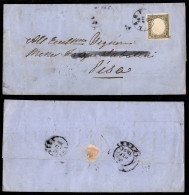 Regno - Vittorio Emanuele II - Lari (P.ti 3) - 10 Cent (14C) Su Lettera Per Pisa Del 15.10.61 - Autres & Non Classés