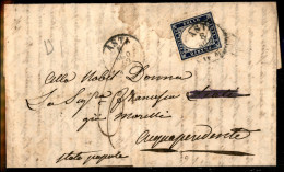 Regno - Vittorio Emanuele II - 20 Cent (2) Bordo Foglio - Lettera Da Asti A Acquapendente Del 8.8.62 - Tassata - Otros & Sin Clasificación