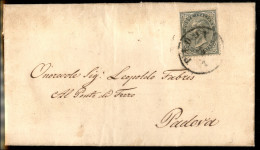 Regno - Vittorio Emanuele II - Padova - 5 Cent De La Rue (L16) Isolato Su Lettera Per Città Del 2.11.66 - Other & Unclassified