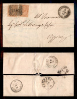 Regno - Vittorio Emanuele II - Valguarnera Caropepe - 10 Cent De La Rue (L17) Difettoso + 10 Cent Torino (T17) - Lettera - Autres & Non Classés