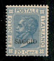 Regno - Vittorio Emanuele II - 1866 - Saggi - 20 Cent (26) - Gomma Originale (260) - Sonstige & Ohne Zuordnung