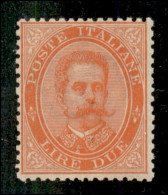 Regno - Umberto I - 1879 - 2 Lire Umberto (43) Centrato - Gomma Integra (225) - Other & Unclassified