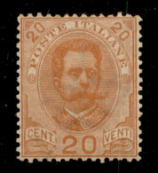 Regno - Umberto I - 1895 - 20 Cent Umberto (61) Nuovo Con Gomma Integra - Ottimamente Centrato - Sonstige & Ohne Zuordnung