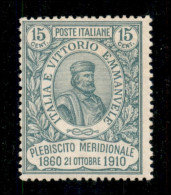 Regno - Vittorio Emanuele III - 1910 - 15 Cent Garibaldi (90) - Gomma Originale (325) - Otros & Sin Clasificación