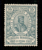 Regno - Vittorio Emanuele III - 1910 - 15 Cent Garibaldi (90) - Gomma Originale - Ottimamente Centrato (812) - Otros & Sin Clasificación