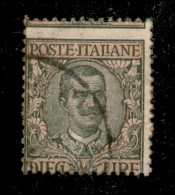 Regno - Vittorio Emanuele III - 1910 - 10 Lire Floreale (91ca) Usato - Dentellatura Orizzontale Spostata In Alto - Otros & Sin Clasificación