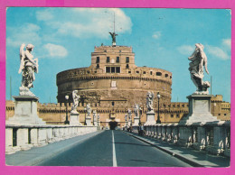 298272 /  Italy Roma (Rome) Sant Angelo Bridge And Castle PC Vatican City USED 1967 - 20 L. Work And Art Painter - Bridges