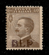 Regno - B.L.P - 1921 - 40 Cent (4C - Vinacea) - Gomma Integra - Oliva (350) - Autres & Non Classés
