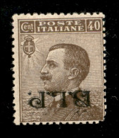 Regno - B.L.P - 1922 - 40 Cent BLP (9Ab) Con Soprastampa In Nero Capovolta - Gomma Originale - Emilio + Alberto + Enzo D - Autres & Non Classés