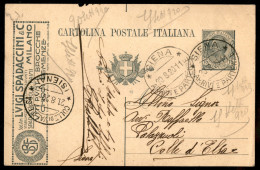 Regno - Interi - 1919 - Spadaccini/Viti (R3/44) - Cartolina Postale Usata - Piega D'angolo - Andere & Zonder Classificatie