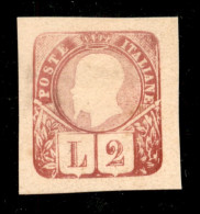 Regno - Saggi - 1863 - Saggi - Grazioli - 2 Lire Lilla (unificato 27) - Senza Gomma (350) - Sonstige & Ohne Zuordnung