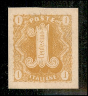 Regno - Saggi - 1863 - Saggi - Ronchi - 1 Cent (unificato 12) - Nuovo Con Gomma - Diena (250) - Autres & Non Classés