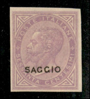 Regno - Saggi - 1863 – Saggi – 60 Cent De La Rue (L21) Non Dentellato – Gomma Originale (260) - Altri & Non Classificati