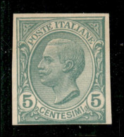 Regno - Saggi - 1906 - Prova D’Archivio - 5 Cent Leoni (P81) - Sempre Senza Gomma (400) - Autres & Non Classés