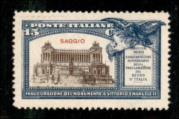 Regno - Saggi - 1911 - Saggio - Cinquantenario Del Regno - 15 Cent (Unificato 98) - Gomma Integra - Sonstige & Ohne Zuordnung