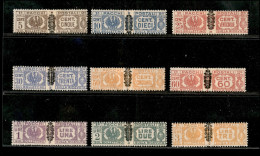 Luogotenenza - 1945 - Soprastampati (48/59 Pacchi) - Serie Completa - Gomma Originale (140) - Other & Unclassified